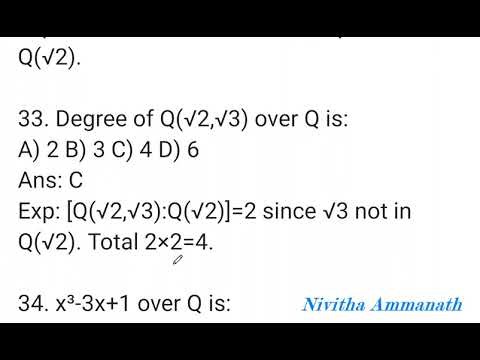 50 Abstract Algebra QUESTIONS BASED ON HSST SYLLABUS//HSST MATHS MODEL QUESTIONS
