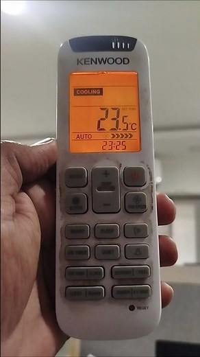 AC Remote Setting For Cooling | Old Kenwood AC Remote Setting For Cooling #comfortcooling #shorts