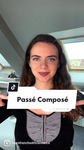 🇫🇷 Pratique le passé composé ! #learnfrench #speakfrench #frenchlanguage #frenchlessonsonline #frenchontiktok #dailyfrench #delf #dalf #fle #frenchclass