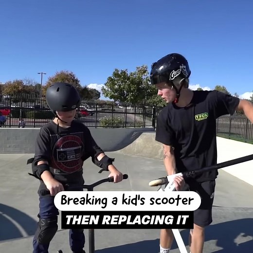 You won't believe what I did to his scooter...