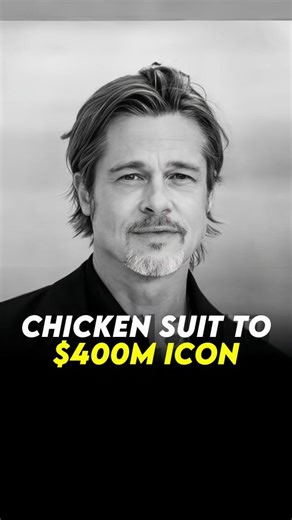 Business | Wealth | Mindset | AI on Instagram: "Brad Pitt's journey is a powerful testament to the grit and determination required to achieve Hollywood stardom. Dropping out of college right before graduation with only three hundred twenty five dollars, he chased his dream to Los Angeles. From sweating in an El Pollo Loco chicken suit and driving strippers to achieving instant fame and finally winning an Oscar, his story proves that true success comes not from perfection, but from relentless evo