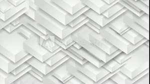 Abstract grey technology 3d shapes motion graphic design. Seamless looping. Video animation Ultra HD 4K 3840x2160