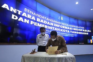 Tangerang Gandeng BIG Kembangkan Satu Peta dan Satu Data