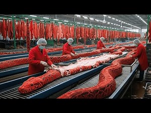 Inside the Snake Skin Factory: From Snake Skin to Luxury Handbags (The Whole Process)