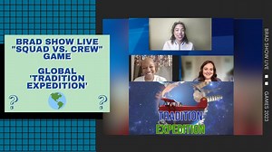 It's time for another game, Brad Squad! Take a trip around the world in Brad Show Live's ongoing "Squad vs. Crew" series. Today's match is between Squad member, Calisher Perry, and Crew member, Eliza Bertrand! They are matching wits in a game of global 'Tradition Expedition' to see how much they know about cultural traditions around the world. See how they do, and play along too! Let us know how you did in the comments. Brad Bernstein, is the host of Brad Show Live and the President of the Law O