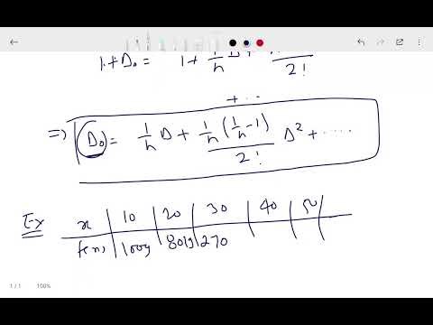 7c Calculation of intermediate values, when values of the function are given at a large interval