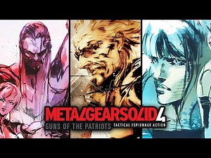 METAL GEAR SOLID 4: GUNS OF THE PATRIOTS - All Bosses + True Ending (4K 60FPS)