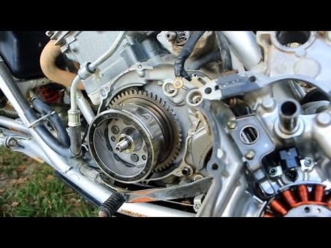 Raptor 660 starter clutch Removal/Install Pt. 2