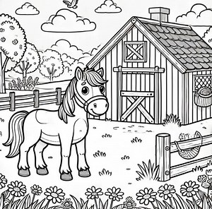 Farm Theme Coloring Pages for Kids, Toddlers, Preschoolers, Coloring Pages Homeschool Printable, Bold Coloring Pages, Instant Download - Etsy