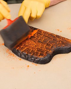 146K views · 400 reactions | Beautiful Burned Epoxy Table | DeMilked | Facebook