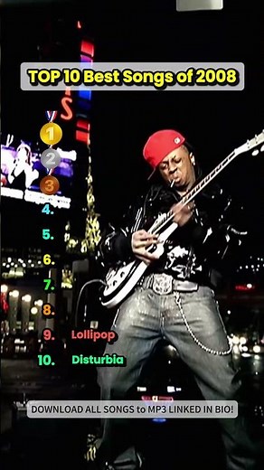 Top 10 Best Songs of 2008 [Part 1]