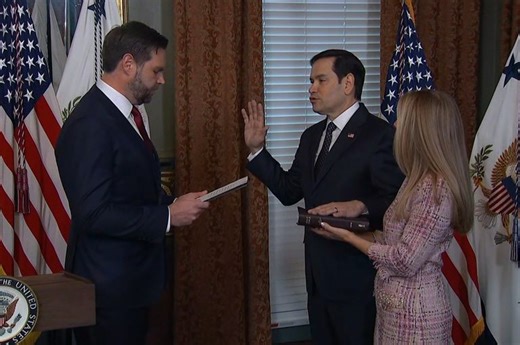 Secretary of State Marco Rubio Swearing-In Ceremony