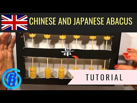 The abacus suan pan and soroban. How to use, how to make it Diy