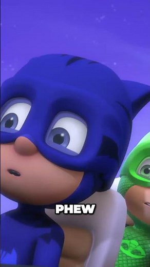 Owlette Teaches Catboy and Gekko To Fly #pjmasks #shorts #animation