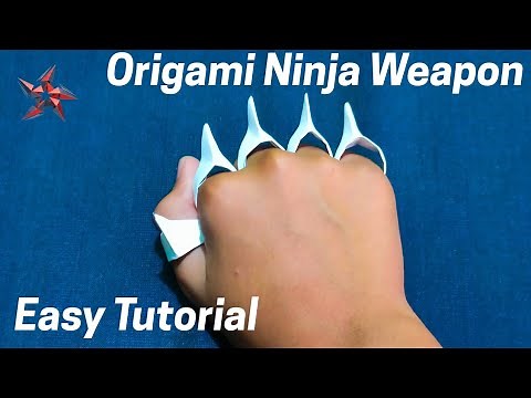 Origami Ninja Weapon ⚔️ | Easy Paper Weapon Tutorial #ninjaorigami