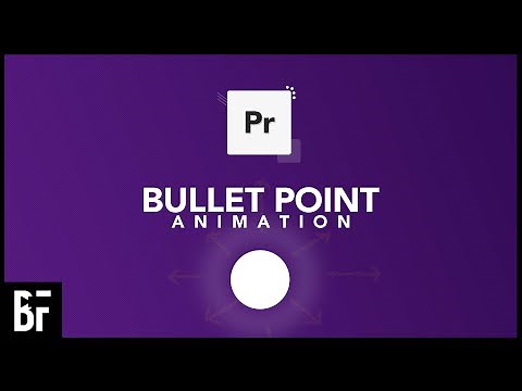 Bullet Point Animation - Premiere Pro Tutorial