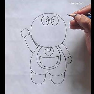 How to draw doraemon #cartoon #drawingeasy #viralvideo #short