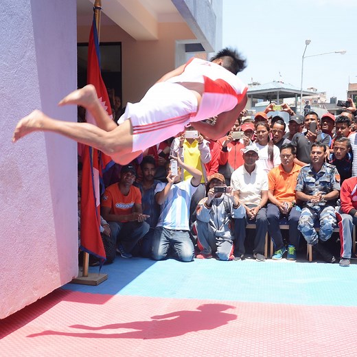 446K views · 5.9K reactions | Terrific twisting backflips - Nepal's Dinesh Sunar has a passion for parkour | Guinness World Records | Facebook