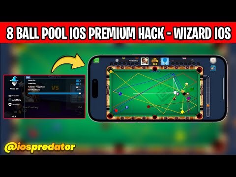 8 Ball Pool iOS Wizard Hack Auto Play – Auto Aim, AntiBan, No Jailbreak Needed Billiards Mod Version