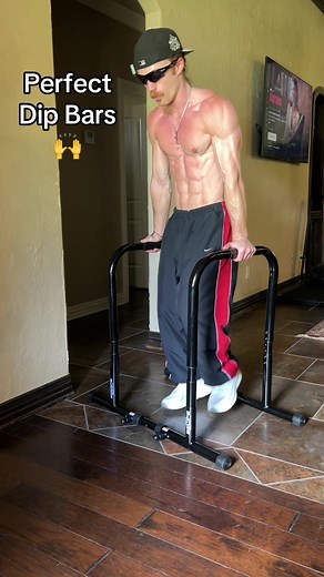 Perfect dip bars for at home calisthenics workouts💪 #calisthenics #dips #workout