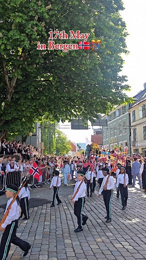 54K views · 3.2K reactions | Celebrating 17th May in Bergen - a day full of joy, tradition, and unity!  #17Mai #BergenLife #NorwayNationalDay #GratulererMedDagen #ExploreBergen #NorwegianCulture #Bunad #ParadeVibes #lovenorway | Norway is Beautiful | Facebook