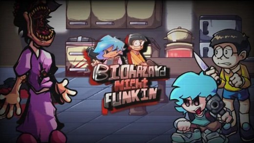 【FNF】Nobita's BIOHAZARD Night Funkin DEMO! - Encounter Vocal Recreation