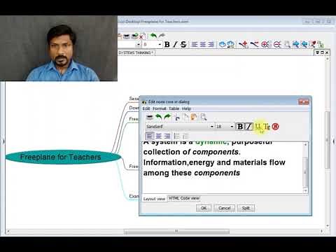 Freeplane-Mind Mapping Software for Teachers|Prof.Arun V.|FIMS