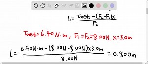 A Couple. Two forces equal in magnitude and opposite in direction, acting on an object at two different points, form what is called a couple. Two antiparallel forces with equal magnitudes F1=F2=8.00  N are applied to a rod as shown in Fig. 11.32. (a) What should the distance l between the forces be if they are to provide a net torque of 6.40  N ·m about the left end of the rod? (b) Is the sense of this torque clockwise or counterclockwise? (c) Repeat parts (a) and (b) for a pivot at the point on