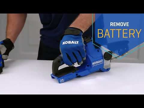 Kobalt 24V 6in Chainsaw: How to replace bar and chain