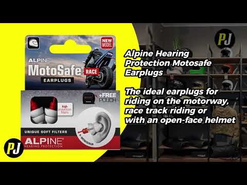 Alpine Hearing Protection Motosafe Earplugs - Race 111.23.111
