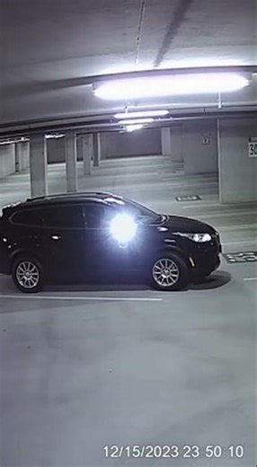 Unexplained Moves: Ghost SUV Haunts Parking Garage CCTV