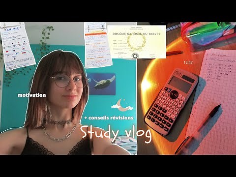 Study vlog 📚 1 semaine de REVISIONS brevet (+conseils)