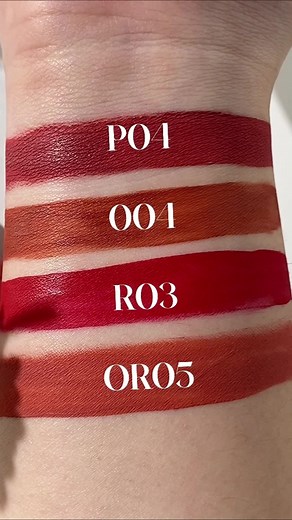 Explore Vibrant Lipstick Swatches on Wrist