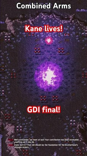 Command and Conquer Standalone Mod Combined Arms - Kane lives #tiberiandawn #gaming #tiberiumwars