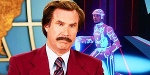 Anchorman's Ron Burgundy Suits Up For Tron In Bizarre Crossover Art