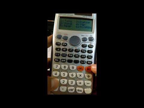 Como Interpolar con una Calculadora Casio fx-991