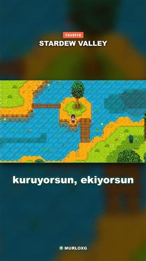 Stardew Valley çiftlik kur, ek biç, balık tut, kasabayla dost ol.