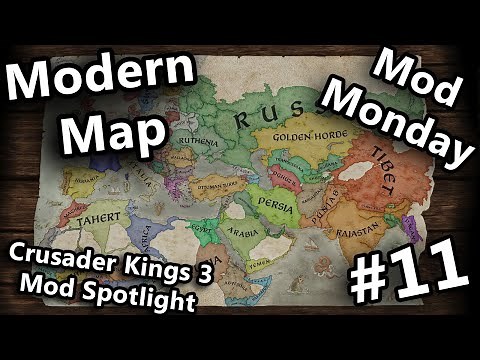 Modern Map, India Only and MORE! Crusader Kings 3 Mods Spotlight (Mod Monday #11)