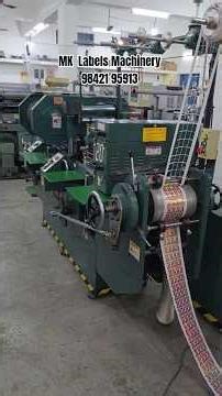 japan make sticker label printing machine for sale #mklabelsmachinery