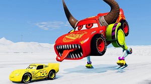 25K views · 190 reactions | Epic Escape From The Lightning McQueen Eater Demon | McQueen VS Lightning McQueen | BeamNG.Drive | Beamng Game | Facebook