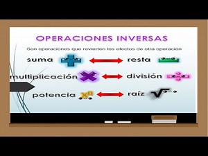 operaciones inversas