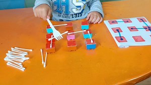 G3 , hand control exercise , try to copy the pattern by using fork with only one hand 🌈.👍🌈👌🌈👏🌈👍🌈👏🌈👌🌈✨️🌈 | Rainbow Nurseries