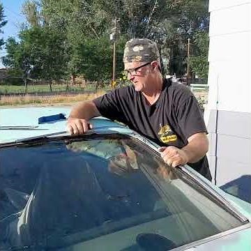 1970 Mustang - How to Remove S.S. Trim and the Back Glass,