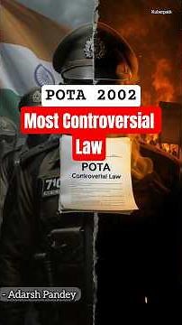 POTA Act 2002 Explained: India’s Most Powerful Anti-Terror Law #controversialnews #bjp #congress