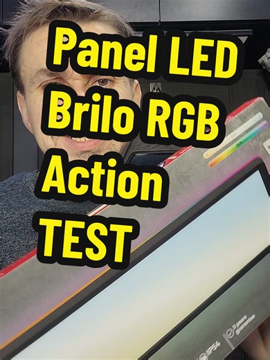 #panel #led #brilo #action #bulikuli test panelu led rgb z action za 80 złotych bulikuli