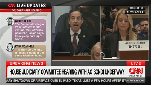 ‘How sick is that?’ Jamie Raskin explodes on Pam Bondi over ‘Epstein cover-up’ and more in scorching opening statement