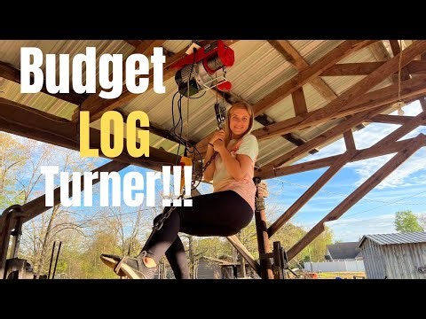 How to make a BUDGET friendly LOG TURNER!!!