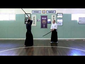 Toyama & Nakamura Ryu Battodo #4: Japanese sword fighting techniques; fencing drill #5