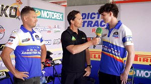 7.5K views · 81 reactions | With a strong start to the season, Addicted to Track teammates Anthony West and Jack Favelle are in really good shape in #ASBK2025 thus far. #ASBK TV commentator Chris Vermeulen spoke with the pair prior to round three to find out how they've been able to click so well  Mi-Bike Motorcycle Insurance | Motul | ASBK - Australian Superbikes | Facebook