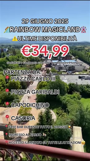 Gita al Rainbow MagicLand: Posti Limitati!